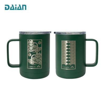 China New Arrival Sustainable Coffee Mug Stainless Steel Vacuum Insulated Camping Mug for sale