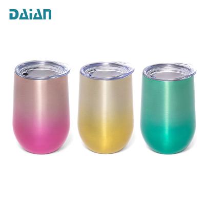 China Sustainable Hot Cup Insulated Vacuum Wine Tumbler for sale