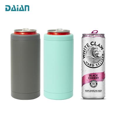 China 2021 Hot Selling Sustainable 12 Ounce Can Insulator For Tall And Skinny Size Cans for sale