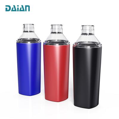 China Newest Leakproof Stainless Steel 20oz Insulated Baston Tumbler And Cocktail Shaker for sale