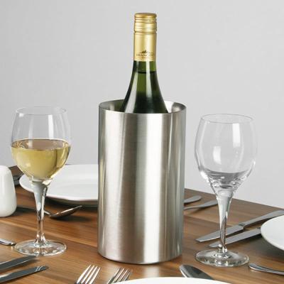 China New Design Stored Double Wall Insulated Metal Stainless Steel Wine Ice Bucket for sale