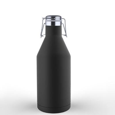 China Wholesale Custom Viable Stainless Steel 64oz Vacuum Insulated Water Bottle Beer Shaker To Keep Cold for sale