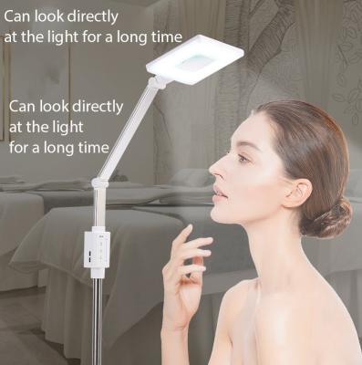 China Square LED Lamp Household Magnifying Lamp Household Magnifying Lamp Beauty Salon Floor Embroidery Lamp Eyelash Eyelash Shadowless Cold Light for sale