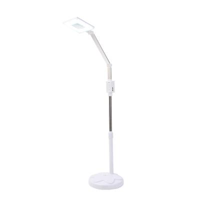 China Whitening Adjustable LED Floor Lighted Beauty Facial Magnifying Lamp Led With Magnifying Lamp for sale