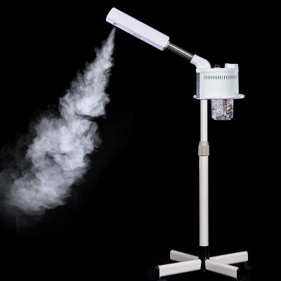 China Professional DEEP CLEANING Hot Nano Facial Steamer Ozone Mist Facial Steamer Hot and Cold with Stand for sale