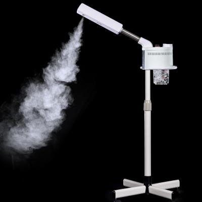 China DEEP CLEANSING 2 in 1 Professional Facial Steamer Hot and Cold Electric Ozone Facial Steamer Private Label for sale