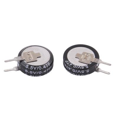 China capa doble Supercapacitor de 0.47F 5.5V para el uso de carga rápido en venta