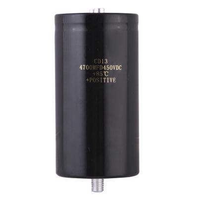 China Aluminum 450V Screw Terminal Capacitor 4700uF Electrolytic 85℃ 2000Hrs For Inverters for sale