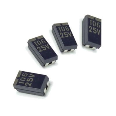 China Condensador de tantalio sólido del polímero del CASO conductor de Chip Tantalum Capacitors 10uF 25V C en venta