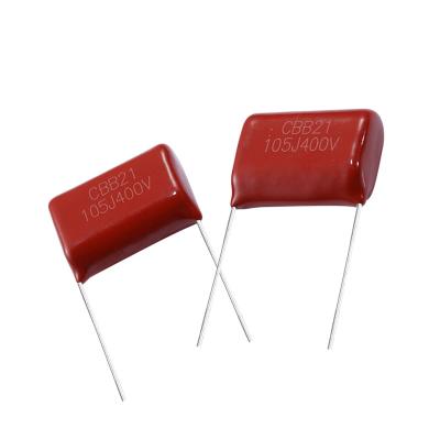 China CBB21 255J 400V Metallized Polypropylene Film Capacitor For Energy Saving Lamps for sale