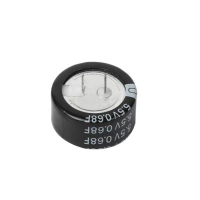 中国 ボタンの二重層のファラッドの極度のコンデンサー5.5V 0.68F Cのタイプ 販売のため