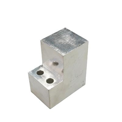 China Cable Junction Wholesale Porous Double Wire Aluminum Terminal Block Processing Part Lug for sale