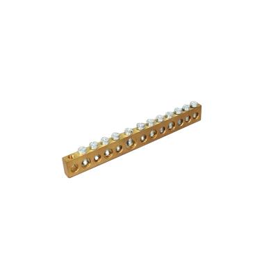 China High Quality Professional Brass Terminal Block Supplier ODM Screw Ground Other Brass Copper Terminal Block for sale