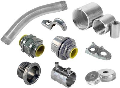 China Carbon steel / alloy steel EMT Conduit Fittings and Accessories for sale