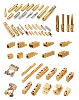 China Anodizing Brass Electrical Fittings , Small Watertight EMT Fittings With Custom Welding for sale