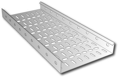 China Structural Pultruded Fiberglass Cable Tray , Pre - Galvanized Solid Cable Tray for sale