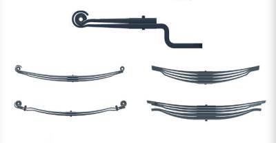 China Truck Chassis Leaf Spring Suspension Parts , Flat Leaf Springs Rear Position for sale