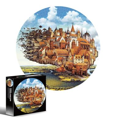 China Custom Cartoon Toy Jigsaw Map Puzzle Manufacturer Brain Education Adult 1000 Sublimation Blank Round Jigsaw Puzzles for sale