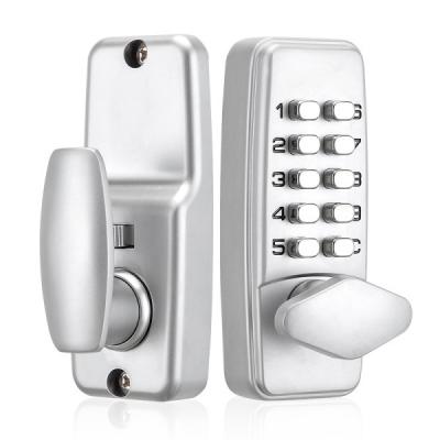 China Zinc Alloy Mechanical Code Lock 42X107x44mm Panel Type Without Power for sale