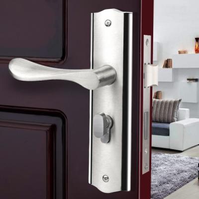 China Solid Thicken Metal Door Lock , Indoor Room Mechanical Aluminum Door Lock for sale