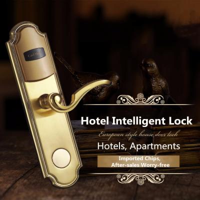 China Intelligent Stainless Steel IC Card Induction Lock For Hotel / Apartment for sale