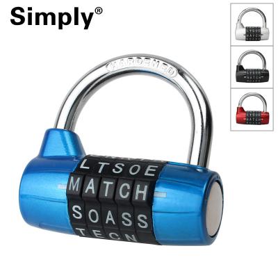 China Waterproof Anti - Theft High Security Combination Padlock Clothes Locker Use for sale