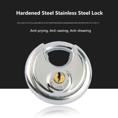 China Large Round High Security Keyed Padlock SS 304 Made Warehouse / Garden Use for sale