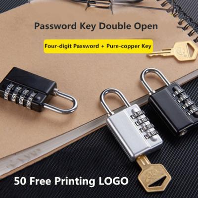 China Four - Digit Padlock Password Key Double Open Type For Hotel Staff Management for sale