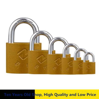 China Copper - Like Iron High Security Padlock Middle Beam Type Multi Sizes Optional for sale