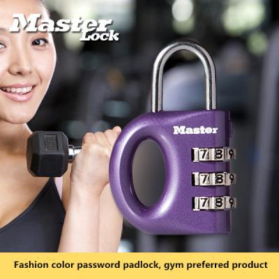 China Zinc Alloy Luggage Combination Padlock Three - Digit Type For Wardrobe for sale