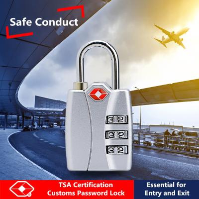 China Luggage Use TSA Combination Padlock With High Shear & Perturbed Performance for sale