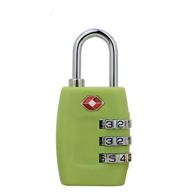 China Multi Color TSA Combination Padlock , High End TSA Customs Approved Locks for sale