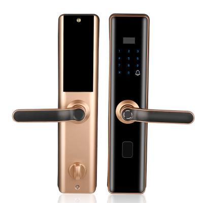 China Semi - Automatic One - Hold Semiconductor Fingerprint Door Lock Working Current 160 MA for sale