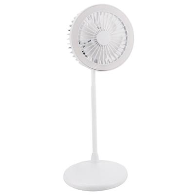 China Household LED Desktop Fan with Light and USB Hub Portable Rechargeable Fan with LED Light, Speaker, Using in Office, Living Room for sale