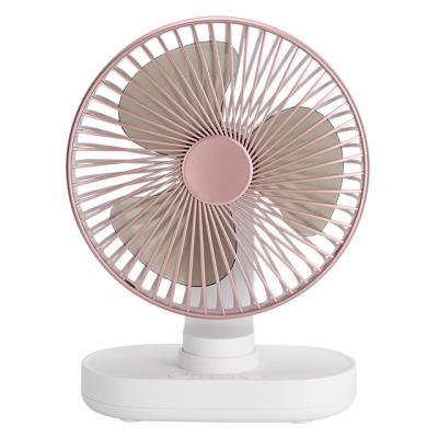 China Portable Type Shakable Rechargeable USB High Wind Student Dormitory Office Use Mini Fan Super Quiet Head Home Household Use for sale