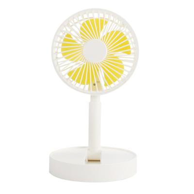 China Super Quiet Portable Type Household Mini USB Rechargeable Fan Indoor High Wind Dormitory Office Use Desktop Fan for sale