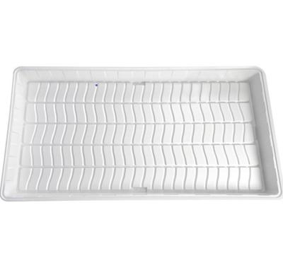 China Hydroponic Durable Square Flood Reusable Uncoated Plastic Trays For Breeding for sale