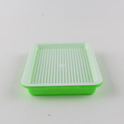 China HDPE Greenhouse Plants Breeding Tray White Indoor Home Vegetable Multifunctional Agricultural Seedling for sale