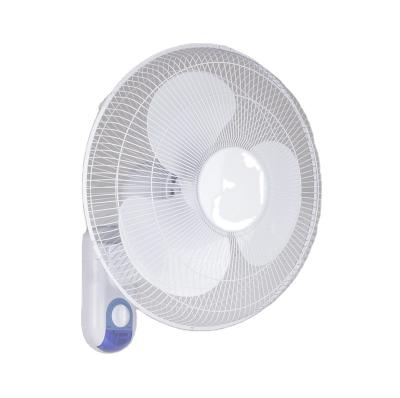 China Hotel High Power Electric Adjustable 50W 3 Speeds 12/16 Inch Wall Fan Choosable for sale