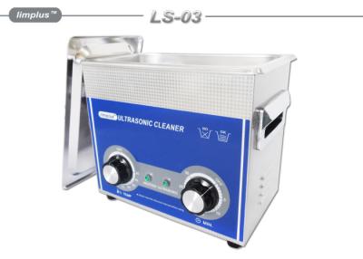 중국 Limplus Benchtop 초음파 세탁기술자 3liter 음 틀니 치과 세탁기술자 120W 40KHZ LS-03 판매용