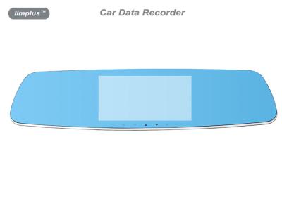 China 1080P Dual gravador de dados do carro da lente, câmera do espelho retrovisor de 5 polegadas à venda