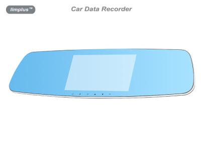 China Camera van de 5,0 Duim de Voor en Achterauto, de Auto Dvr van HD Dual Camera met 70 Graad Brede Weergevenhoek Te koop