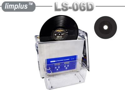 China Poder ultrasónico ultrasónico 40khz del litro 180w del limpiador 6,5 de la sobremesa del disco de vinilo en venta