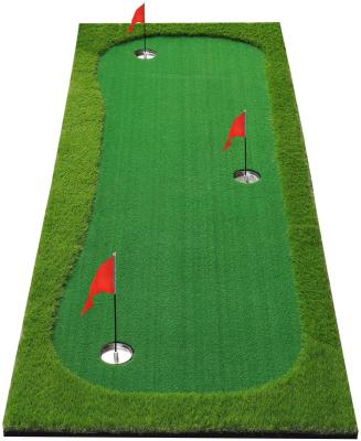 China Golf Putting Practice Golf Putting Green/Professional Golf Practice Mat Training Mats-Golf Challenging Green Putter For Indoor/Outdoor for sale