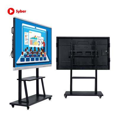 China Education.Training.Office 65 75 86 98 Inch Touch Screen TV Smart Interactive Flat Panel Price All In One Smart Board Widely Used In School / Conference for sale