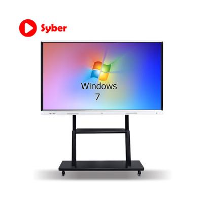 China Meeting 4K 3840*2160 All In One Smart Panel 55 65 85 86 100 Inch Wall Mounted Interactive Flat Panel for sale