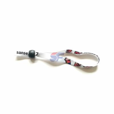 China Promotional Gifts Factory Price Custom Black Printed Polyester Hand Wrist Strap Key Chain Lanyards for sale