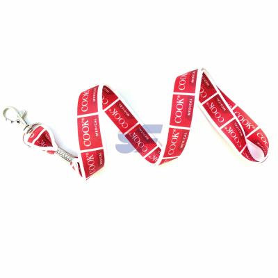 China Promotional Gifts Customized Heat Transfer Printing Lanyard Dye Sublimation Lanyard for sale