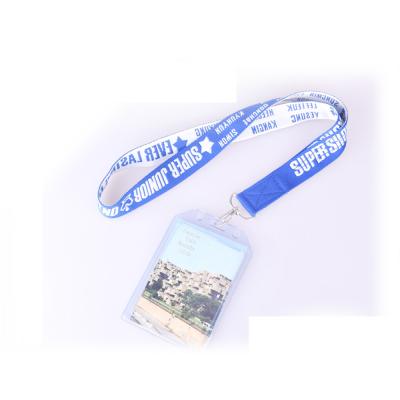 China Promotional Gifts Fashion Card Holder Promotion Printed Woven Lanyard for sale