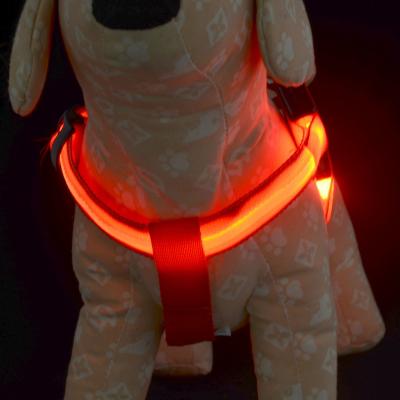 China Promotional Gifts Solar Power LED Rechargeable Dog Collar Glow In The Dark for sale